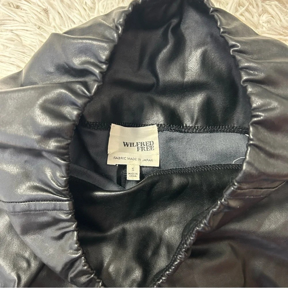 ◾️Aritzia Wilfred Free Daria Faux Leather Pant Leggings - Picture 9 of 12